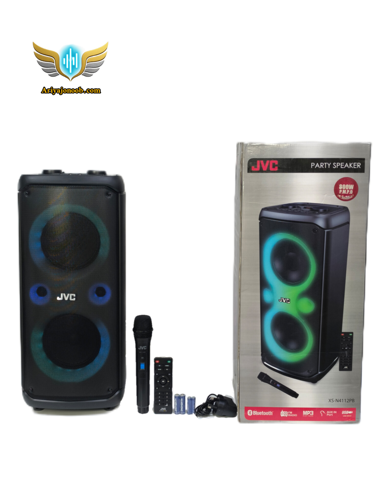 اسپیکر بلوتوثی قابل حمل JVC مدل XS N4112PB