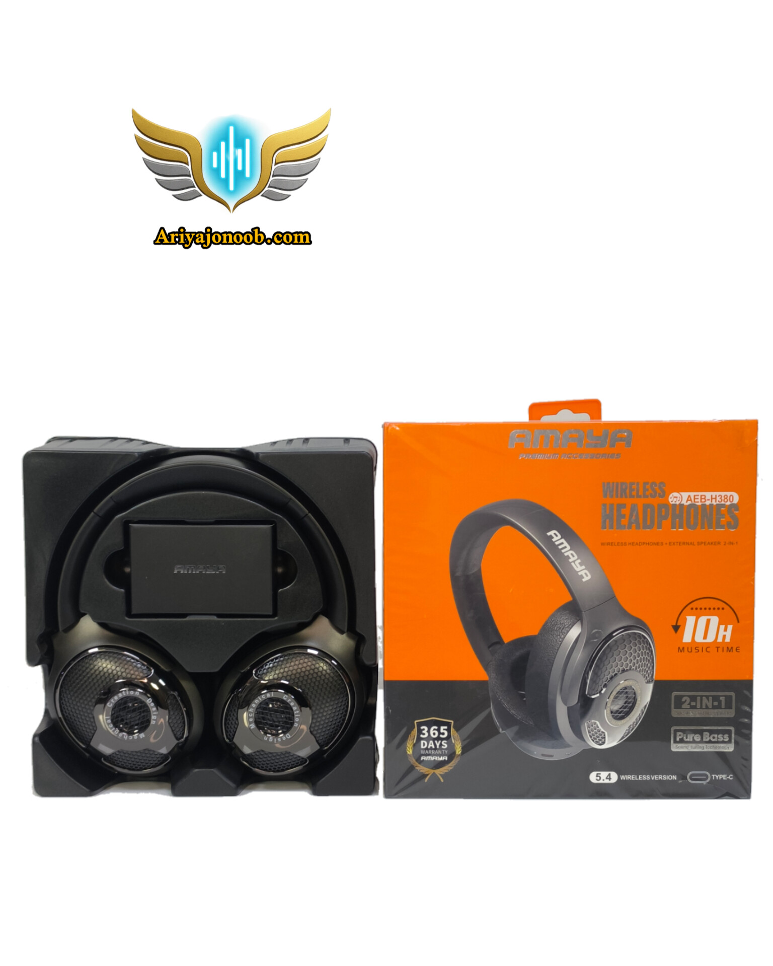 هدفون بی سیم آمایا مدل AEB-H380 دارای گارانتی